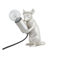 Milton The Mouse Silver Table Lamp - Thumb 4