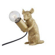 Milton The Mouse Gold Table Lamp - Thumb 5