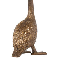 Gary the Goose Gold Table Lamp With Emerald Velvet Shade - Thumb 2