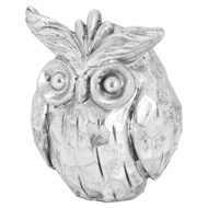 Otis The Silver Ceramic Owl - Thumb 1