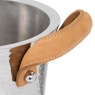 Leather Handled Ice Bucket - Thumb 2
