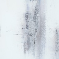 Hand Painted Black And White Soft Abstract Painting - Thumb 2