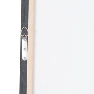 Capri Silver And Grey Hand Painted Canvas - Thumb 3