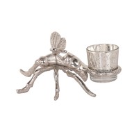 Silver Dragonfly Tealight Holder - Thumb 1