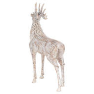 Carved Wood Effect Stag - Thumb 3