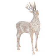 Carved Wood Effect Stag - Thumb 1