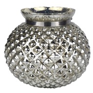 The Lustre Collection Silver Large Combe Candle Holder - Thumb 1