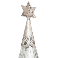 The Noel Collection Star Topped Glass Decorative Medium Tree - Thumb 2