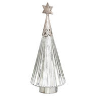 The Noel Collection Star Topped Glass Decorative Medium Tree - Thumb 1