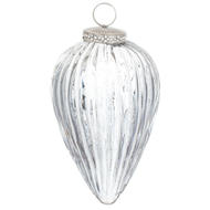 The Noel Collection Smoked Midnight Cone Embellished Bauble - Thumb 1