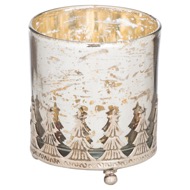 The Lustre Collection Christmas Large Candle Holder - Thumb 1