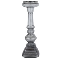 The Noel Collection Large Smoked Midnight Candle Pillar - Thumb 1