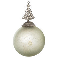 The Noel Midnight Silver Collection Tree Top Bauble - Thumb 1