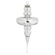 The Noel Collection Silver Pendant Sphere XL Bauble - Thumb 1