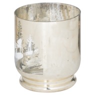 The Noel Collection Silver Forest Medium Candle Holder - Thumb 1