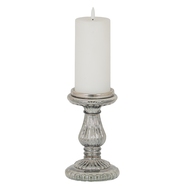Smoked Midnight Small Candle Pillar - Thumb 4
