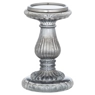 Smoked Midnight Small Candle Pillar - Thumb 1