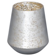 The Noel Collection Mystic Grey Flute Hurrican Candle Holder - Thumb 1