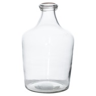 Bulbous Narrow Neck Glass Vase - Thumb 1