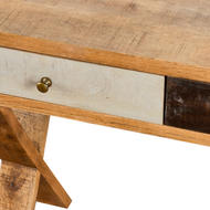 Reclaimed Industrial Console With Cross Leg - Thumb 2