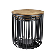 Set Of Three Industrial Side Tables - Thumb 1