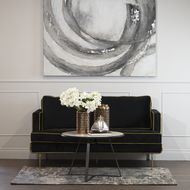 Saturn Abstract Grey Rug - Thumb 5