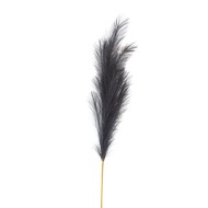 Grey Large Faux Pampas Grass Stem - Thumb 1