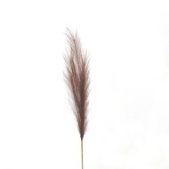 Taupe Faux Pampas Grass Stem - Thumb 1