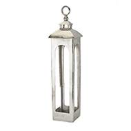 Farrah Collection Cast Aluminium Tall Loop Top Lantern - Thumb 1