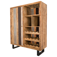Reclaimed Industrial Bar Drinks Cabinet - Thumb 1