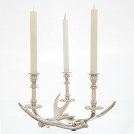 Silver Antler Dinner Candle Holder - Thumb 2