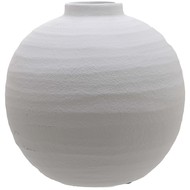 Tiber Matt White Ceramic Vase - Thumb 1