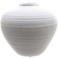 Regola Matt White Ceramic Vase - Thumb 1
