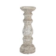 Stone Ceramic Column Candle Holder - Thumb 1