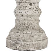 Large Stone Ceramic Column Candle Holder - Thumb 2