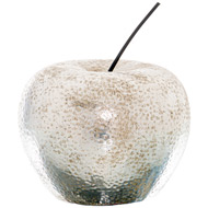 Large Silver Apple Ornament - Thumb 1