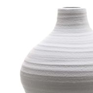 Amphora Matt White Ceramic Vase - Thumb 2