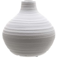 Amphora Matt White Ceramic Vase - Thumb 1