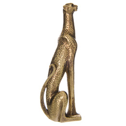 Gold Leopard Standing Ornament - Thumb 2