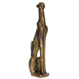 Gold Leopard Standing Ornament - Thumb 1
