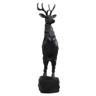 Large Black Standing Stag Ornament - Thumb 3