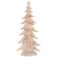 Tall Gold Christmas Tree Ornament - Thumb 1