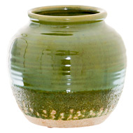 Seville Collection Olive Squat Vase - Thumb 1