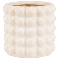 Seville Collection Cream Bubble Planter - Thumb 1