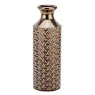 Seville Collection Caramel Fluted Vase - Thumb 1