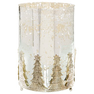 The Noel Collection Large Christmas Tree Candle Holder - Thumb 1