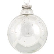 The Noel Collection Silver Neck Large Bauble - Thumb 1