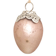 The Noel Collection Venus Small Oval Crested Bauble - Thumb 1
