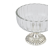 Small Fluted Glass Display Bowl - Thumb 2