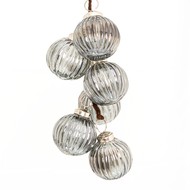 The Noel Collection Smoked Midnight Fluted Bauble Cluster - Thumb 1